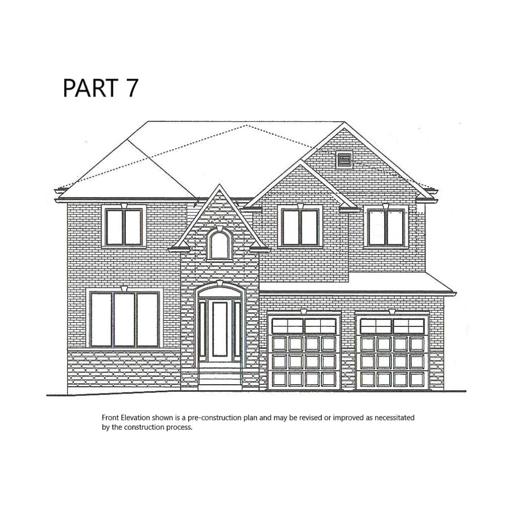 Front Elevations Lot 7